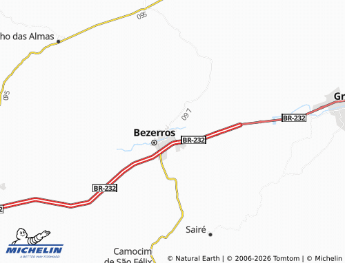 Mappa MICHELIN Cruzeiro - ViaMichelin