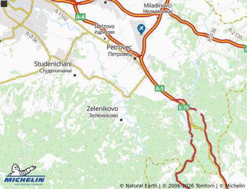 Mapa MICHELIN Oreshani - ViaMichelin