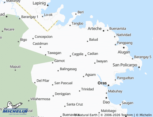 Kaart MICHELIN Batang - ViaMichelin