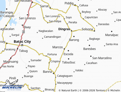 MICHELIN Imelda map - ViaMichelin