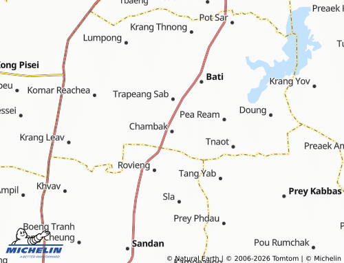 Carte MICHELIN Chambak - ViaMichelin