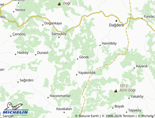 Mappa MICHELIN Göcek - ViaMichelin