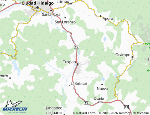 Mapa MICHELIN Santa Ana - ViaMichelin