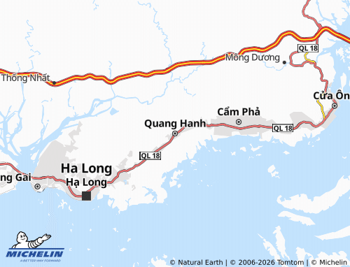 Mapa MICHELIN Quang Hanh - ViaMichelin