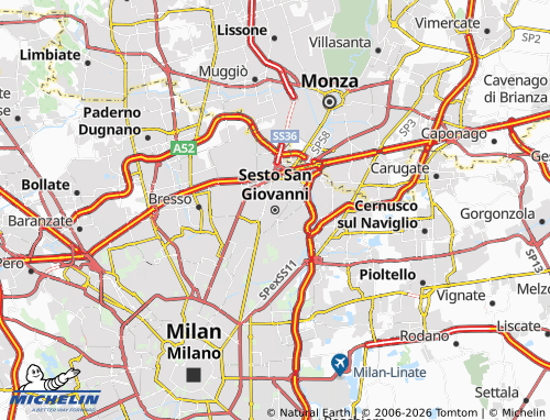 Carte MICHELIN Sesto San Giovanni - ViaMichelin