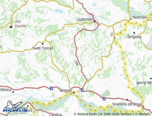 Mapa MICHELIN Ivanjkovci - ViaMichelin