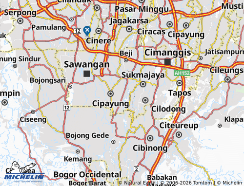 MICHELIN Ratu Jaya map - ViaMichelin