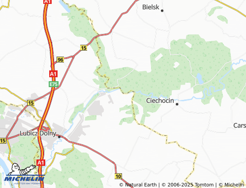 MICHELIN Józefowo map - ViaMichelin