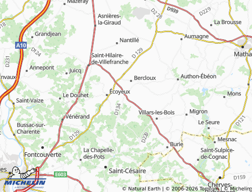 Mapa MICHELIN Brizambourg - ViaMichelin