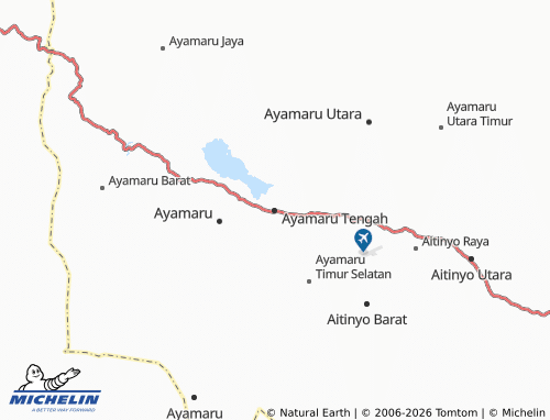 Mapa MICHELIN Ayamaru Tengah - ViaMichelin