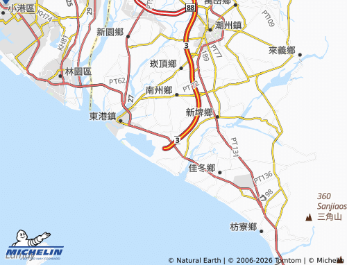 Mappa MICHELIN tian zhong yang - ViaMichelin
