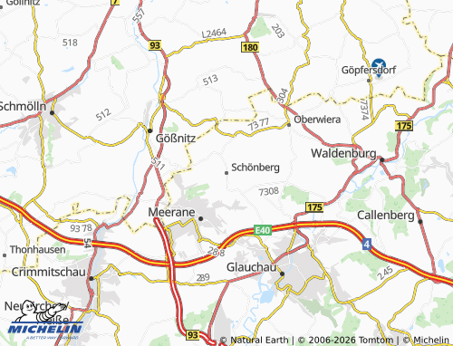 MICHELIN Schönberg map - ViaMichelin