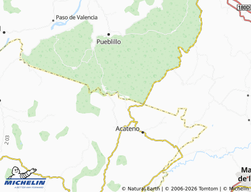 Mapa MICHELIN Valsequillo - ViaMichelin