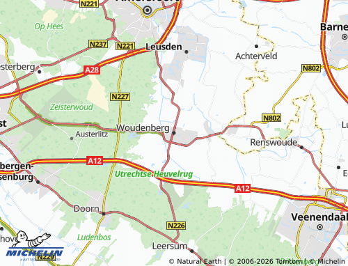 MICHELIN-Landkarte Woudenberg - ViaMichelin