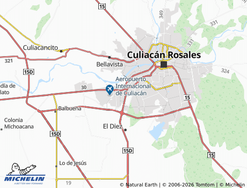 MICHELIN Bugambilias map - ViaMichelin