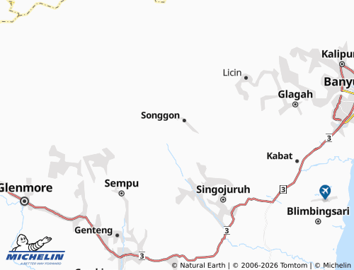 MICHELIN Parangharjo map - ViaMichelin