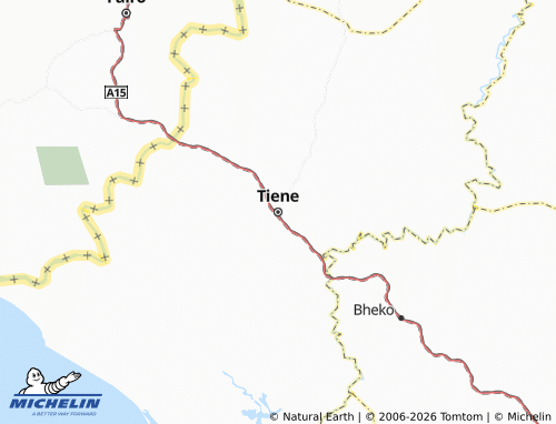 Mappa MICHELIN Tiene - ViaMichelin