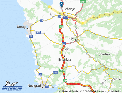 Kaart MICHELIN Kršete - ViaMichelin