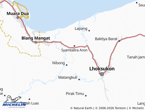 MICHELIN Glok Aron map - ViaMichelin