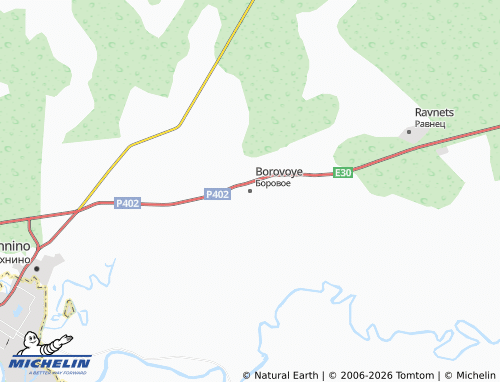 MICHELIN-Landkarte Borovoye - ViaMichelin