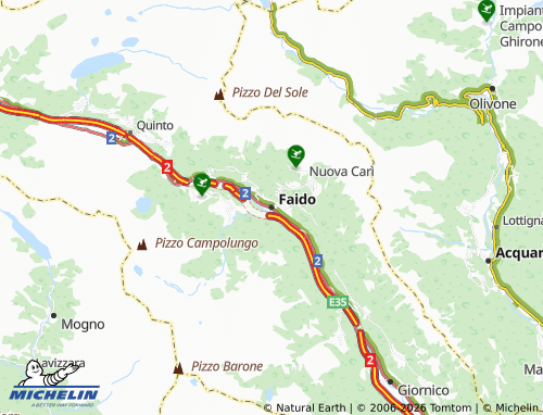 Mappa MICHELIN Faido - ViaMichelin