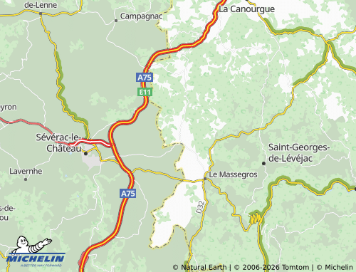 Mappa MICHELIN Le Recoux - ViaMichelin