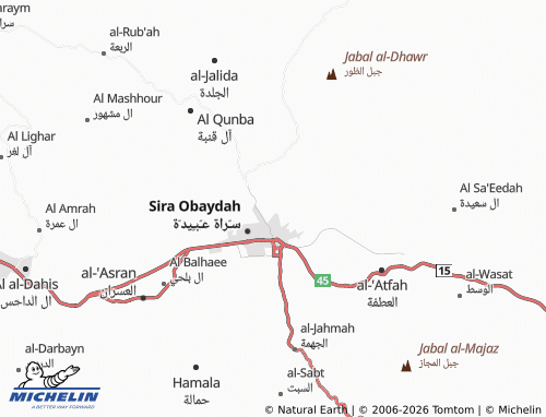 MICHELIN-Landkarte Marahabeen - ViaMichelin