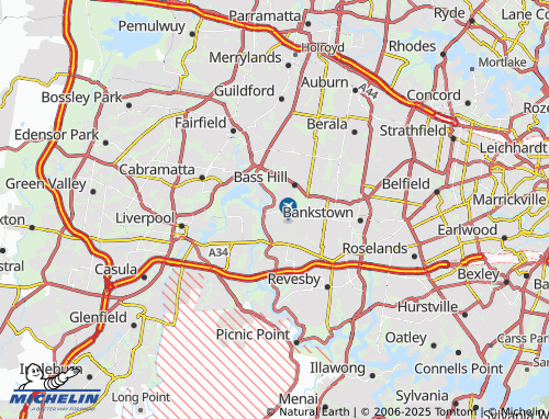 MICHELIN Georges Hall map - ViaMichelin
