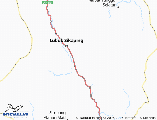 MICHELIN Pauah map - ViaMichelin