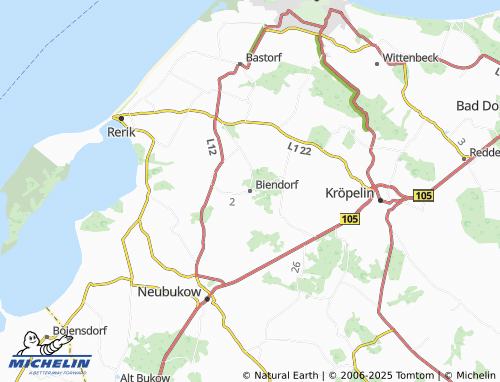 MICHELIN Biendorf map - ViaMichelin