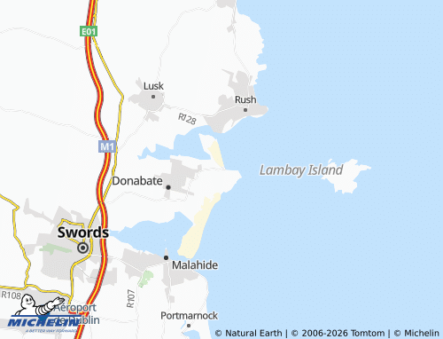 Mapa MICHELIN Portrane - ViaMichelin