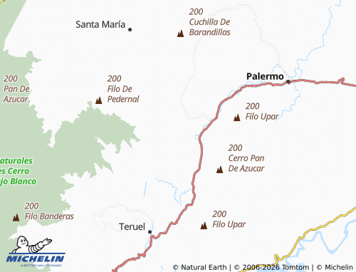 MICHELIN El Tablón map - ViaMichelin
