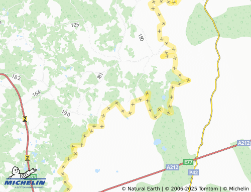 MICHELIN Olehkova map - ViaMichelin