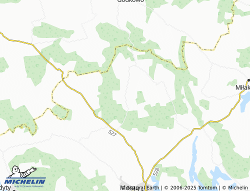 MICHELIN Złotna map - ViaMichelin