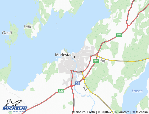 Carte MICHELIN Mariestad - ViaMichelin