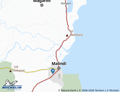 Kaart MICHELIN Sabaki - ViaMichelin