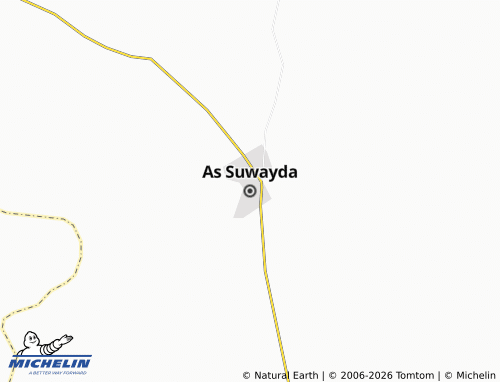 Carte MICHELIN As Suwayda - ViaMichelin