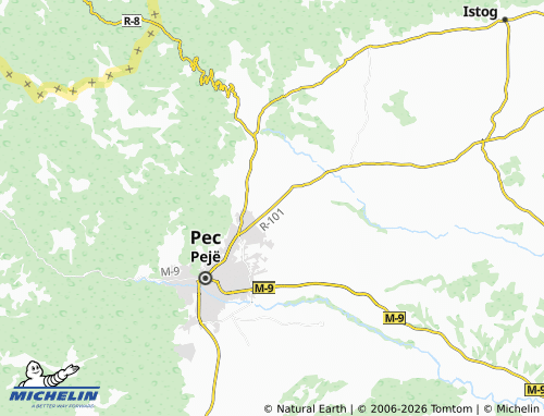 Carte MICHELIN Vitomiricë - ViaMichelin