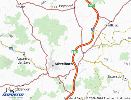 MICHELIN Eibesthal map - ViaMichelin