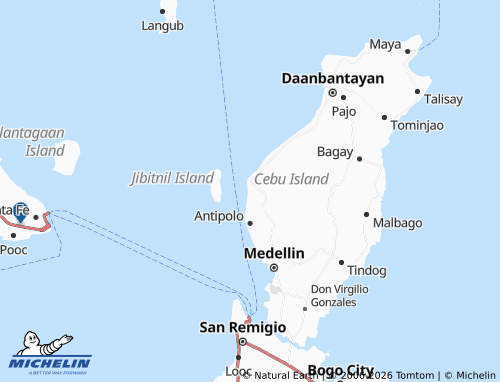 MICHELIN Mahawak map - ViaMichelin