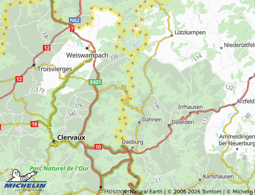 MICHELIN Tintesmühle map - ViaMichelin