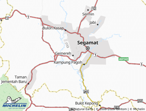 MICHELIN Gemereh map - ViaMichelin