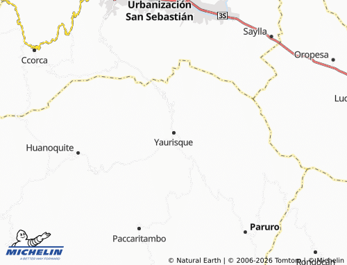 MICHELIN Yaurisque map - ViaMichelin