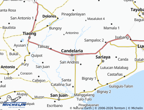 MICHELIN Candelaria map - ViaMichelin