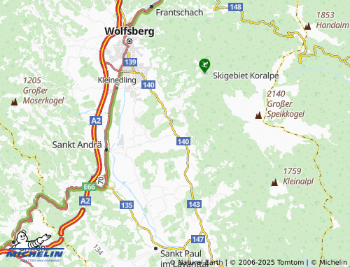 MICHELIN Eitweg map - ViaMichelin
