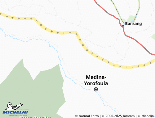 MICHELIN Touba map - ViaMichelin