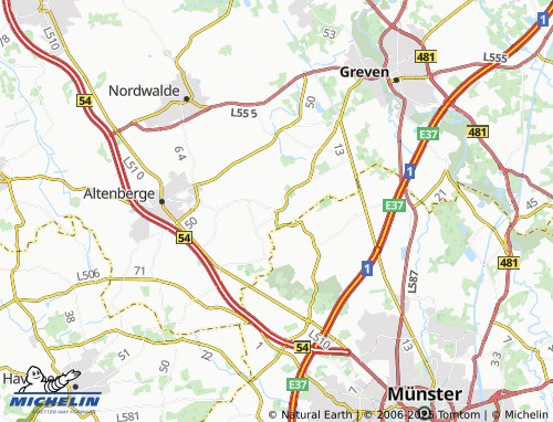MICHELIN Hansell map - ViaMichelin