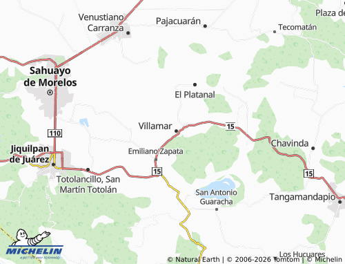 MICHELIN Centro map - ViaMichelin