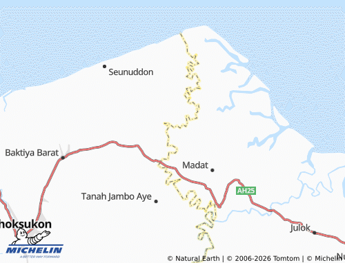 MICHELIN Blang Awe map - ViaMichelin
