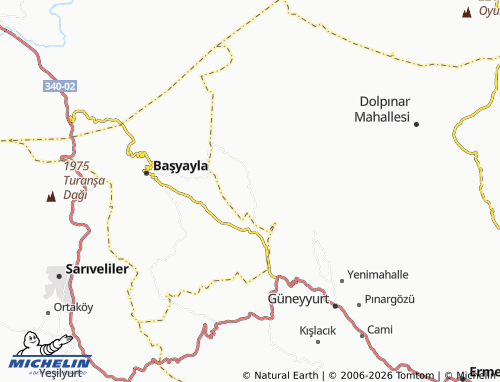 MICHELIN Katranlı map - ViaMichelin
